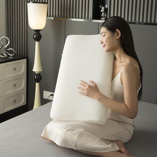 4D空气纤维吸湿透气可水洗高回弹枕芯波浪全方位承托颈椎枕头