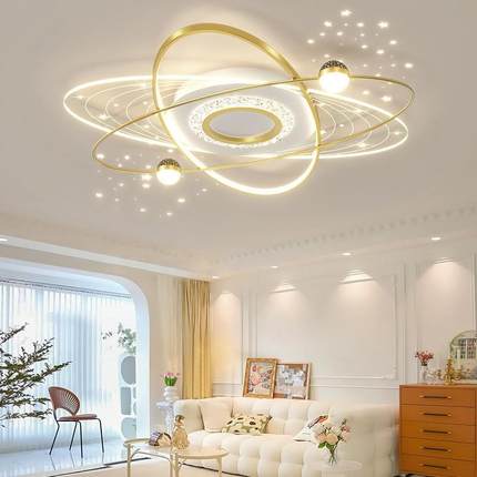 客厅灯简约现代大气轻奢led吸顶灯北欧创意网红大厅主灯2025新款