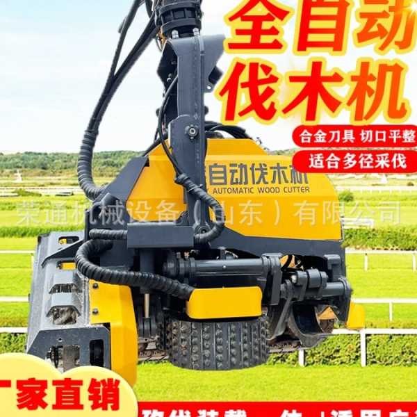 全自动伐木机毛竹林场砍伐机械 抓木机锯树木修剪去枝分段抱夹锯