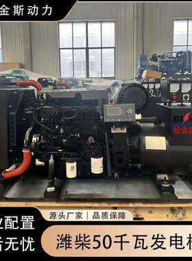 数据中心备用应急电源潍柴50千瓦静音集装箱型800kw柴油发电机组
