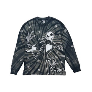 少量必入纯原乐园款圣诞夜惊魂男女情侣款圆领扎染T恤 包邮纯棉