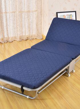 梦优宝办公室折叠床单人床家用午休床成人陪护床1T.2米双人躺椅床