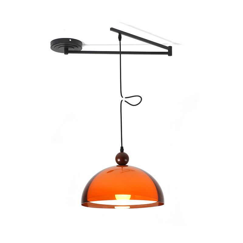 摆臂灯2025年新款餐厅吊灯餐桌灯吧台吊灯茶室灯现代简约可移位灯