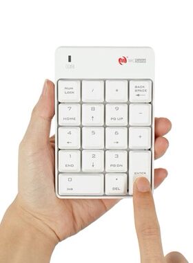 2.4G无线数字键盘 台式机笔记本财务会计无S线数字小键盘包邮