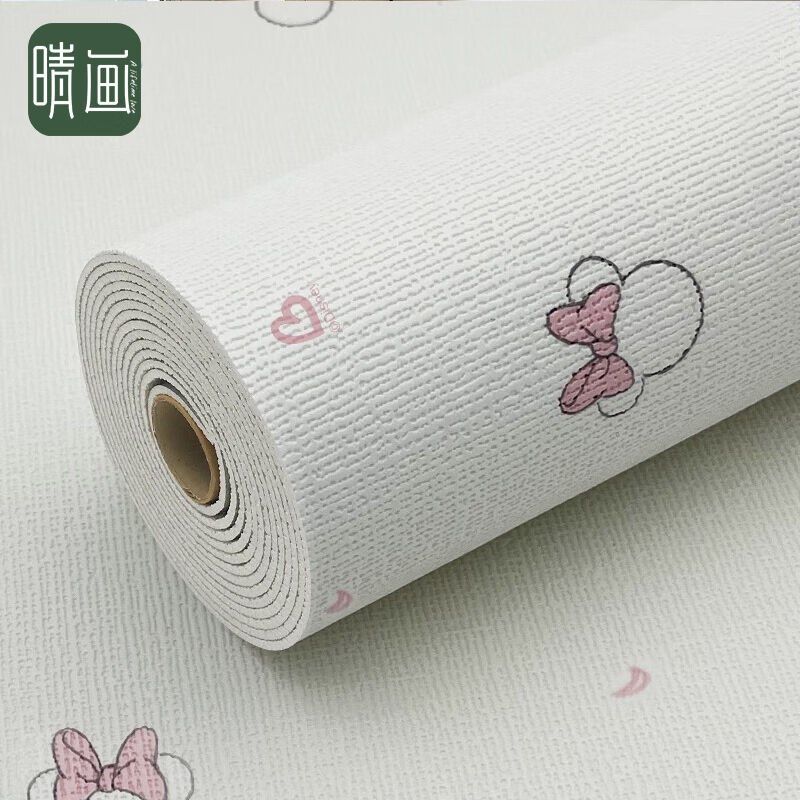 晴画儿童防撞墙贴加厚自粘墙纸防水防潮家具装饰贴O纸公主50*280c