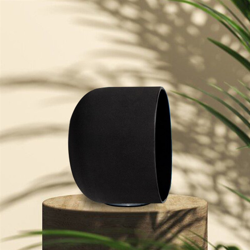 水晶钵瑜伽颂钵黑色水晶音钵音乐碗七音调乐器瑜伽钵套装赠棒圈