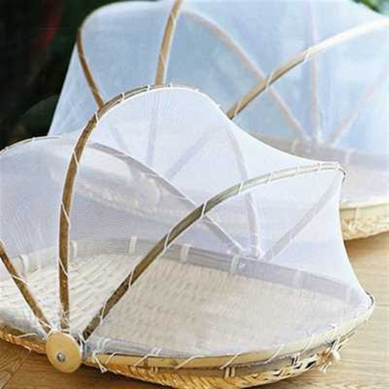 竹编制品竹编制品长方形干货晒篮带沙网竹编网纱筐晒东西的干货网