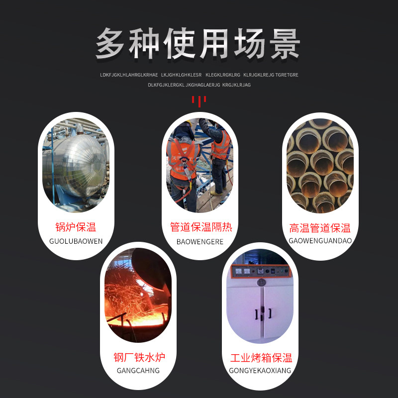 隔热棉耐高温1600度防火棉硅酸铝针刺毯陶瓷保温棉窑炉耐火纤维毯