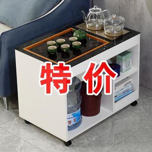 圆茶几简约现代家用客厅小u户型欧式茶桌茶台水壶组合玻璃茶几桌