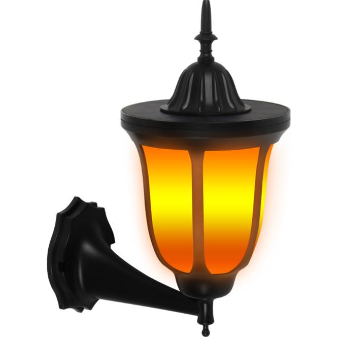 户外跨境热销欧式复古轻奢壁灯一线防水装饰闪光火焰灯