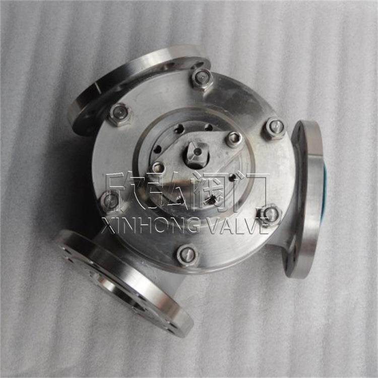 Q42F-25P涡轮不锈钢三通Y型球阀两通135°度Y型锅炉球阀