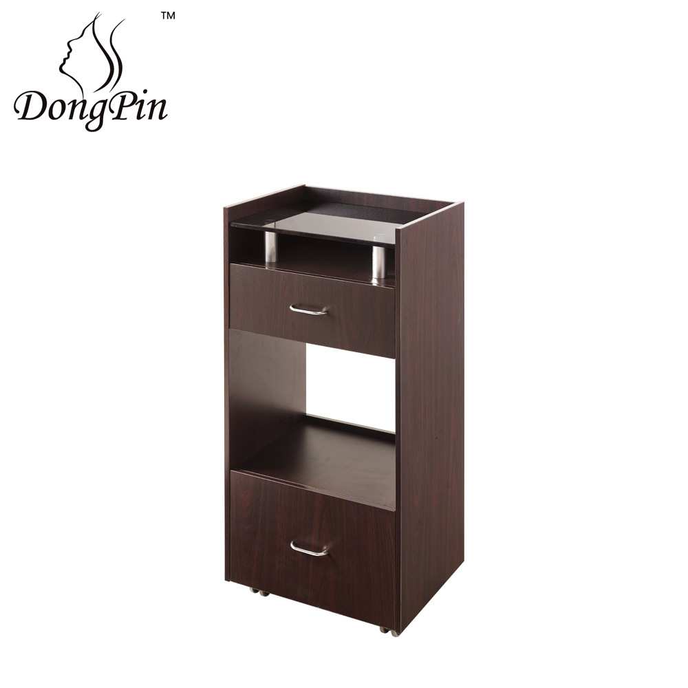 东品美业中纤板工具推车 简约抽屉储物滑轮手推车陈列柜5072