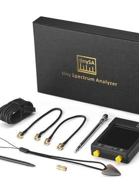 2.8寸手持频谱分析仪持PC连接 100kHz-350MHz tinySA信号发生器