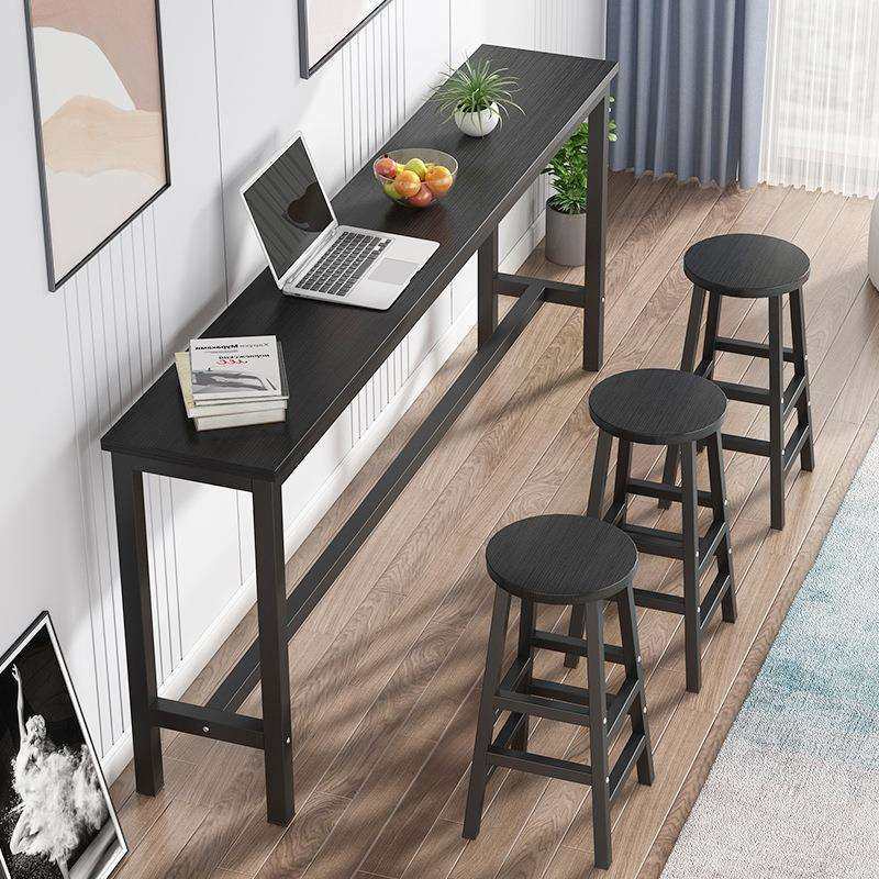 吧台桌简易阳台高脚桌家用奶茶店靠墙长条桌组合吧简单台桌椅,电子元器件市场,其它元器件,淘宝优惠券,粉丝福利购,淘宝优惠卷