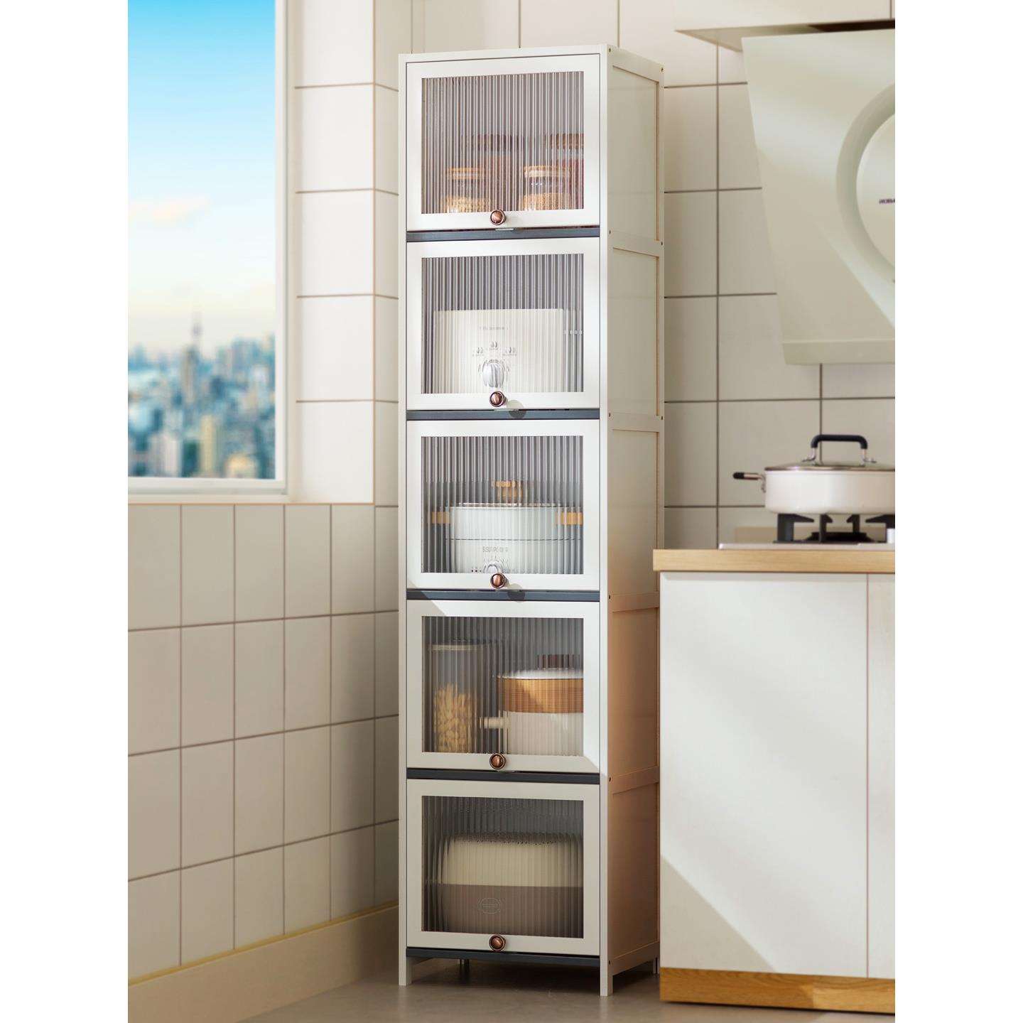 餐边柜子储物柜厨房置物架夹缝收纳柜酒柜茶水窄边柜客厅现代简约