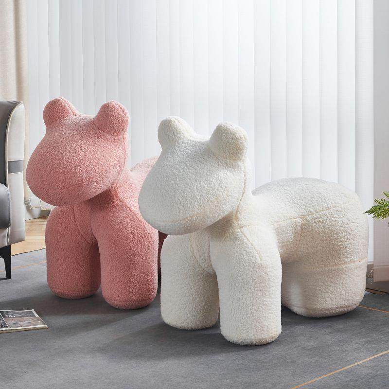 XN北欧网红防羊毛卷小马椅休闲座椅脚蹬爆款动物造型时尚客厅,电子元器件市场,其它元器件,淘宝优惠券,粉丝福利购,淘宝优惠卷