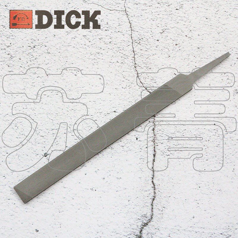 德国原装进口Dick修锐磨锯锉 锉纹精加工 单锉纹 F型 200mm 250mm