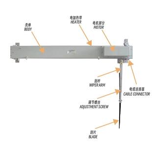 WGP-JR船用平移式雨刮器/刮水器1.6米以内船用雨刮器