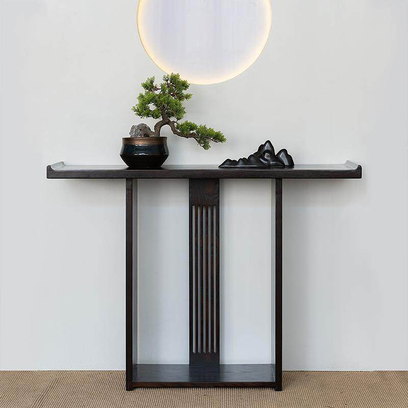 新中式实木玄关台架现代简约中堂条案供桌禅意门厅客厅玄关柜餐,电子元器件市场,其它元器件,淘宝优惠券,粉丝福利购,淘宝优惠卷