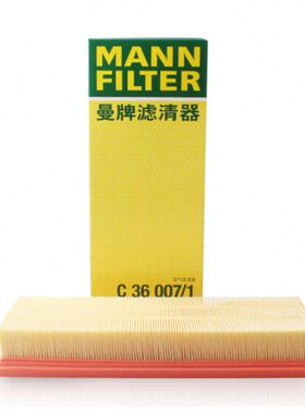 适配标致508新3008 4008 5008 C5 C4L曼牌空滤空气滤芯C36007/1