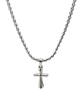 女生钛钢S旦链十字架吊坠项链潮酷嘻哈风个性锁骨链配饰