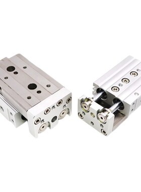 小型精密直线导轨滑台气缸HLQ MXQ16 20 25X10-20*30-40-50-ASAFB