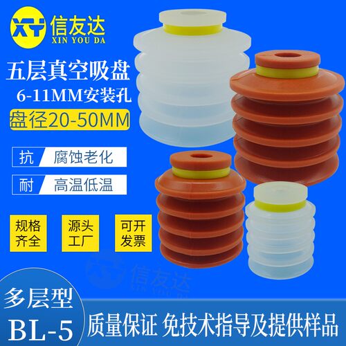 波纹型BL20/30/40/50-5 SBL20-2 BL30-2 SBL40-2 SBL50-5真空吸盘