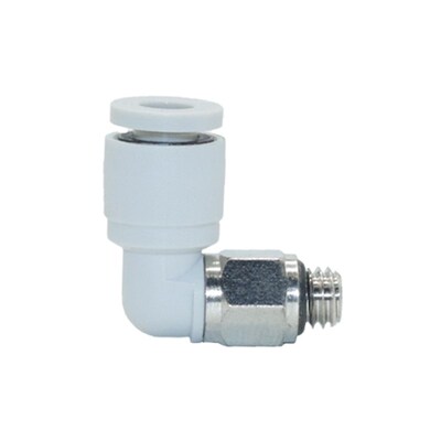 气动迷你型螺纹直通弯头接头快插KJS/KJH/KJL6-01/4-M5/6-M6/4-M3