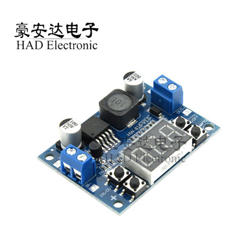 DC-DC可调降压电源模组 LM2596稳压 带电压表显示数显3.3V 5V 12V