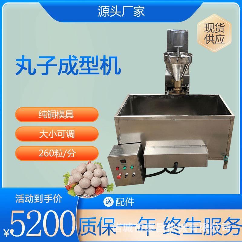 制作丸子的机器全自动鱼丸机贡丸成型机鸡脯丸子机生产肉圆子的机
