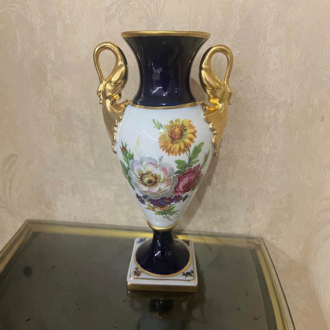 跨境陶瓷花瓶客厅插花欧式摆件创意家居装饰品干花仿真花房间桌面