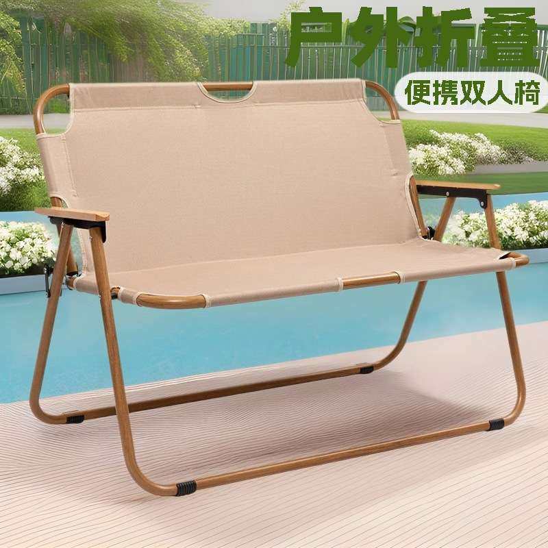 椅子折叠可躺睡户外休闲露营睡椅躺椅克米特椅子加厚加粗管野营
