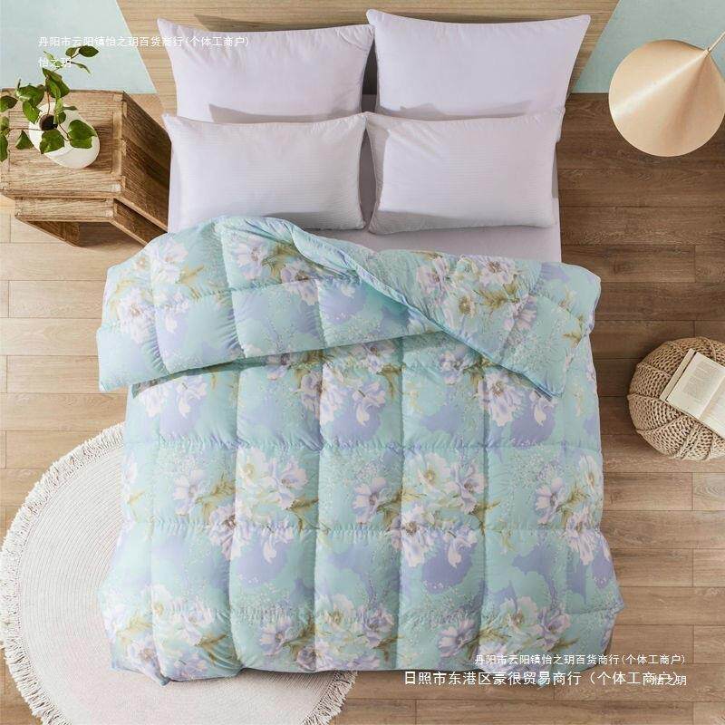 面料高密充绒内胆套子芯自壳防钻毛被被羽绒被羽绒被半成品芯防羽