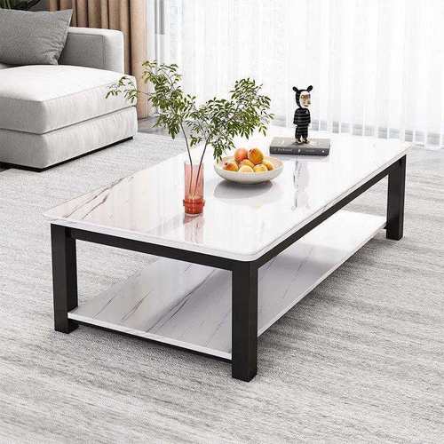 钢化玻璃茶几客厅家用2025新款茶台桌办公室现代简约长方形小桌子