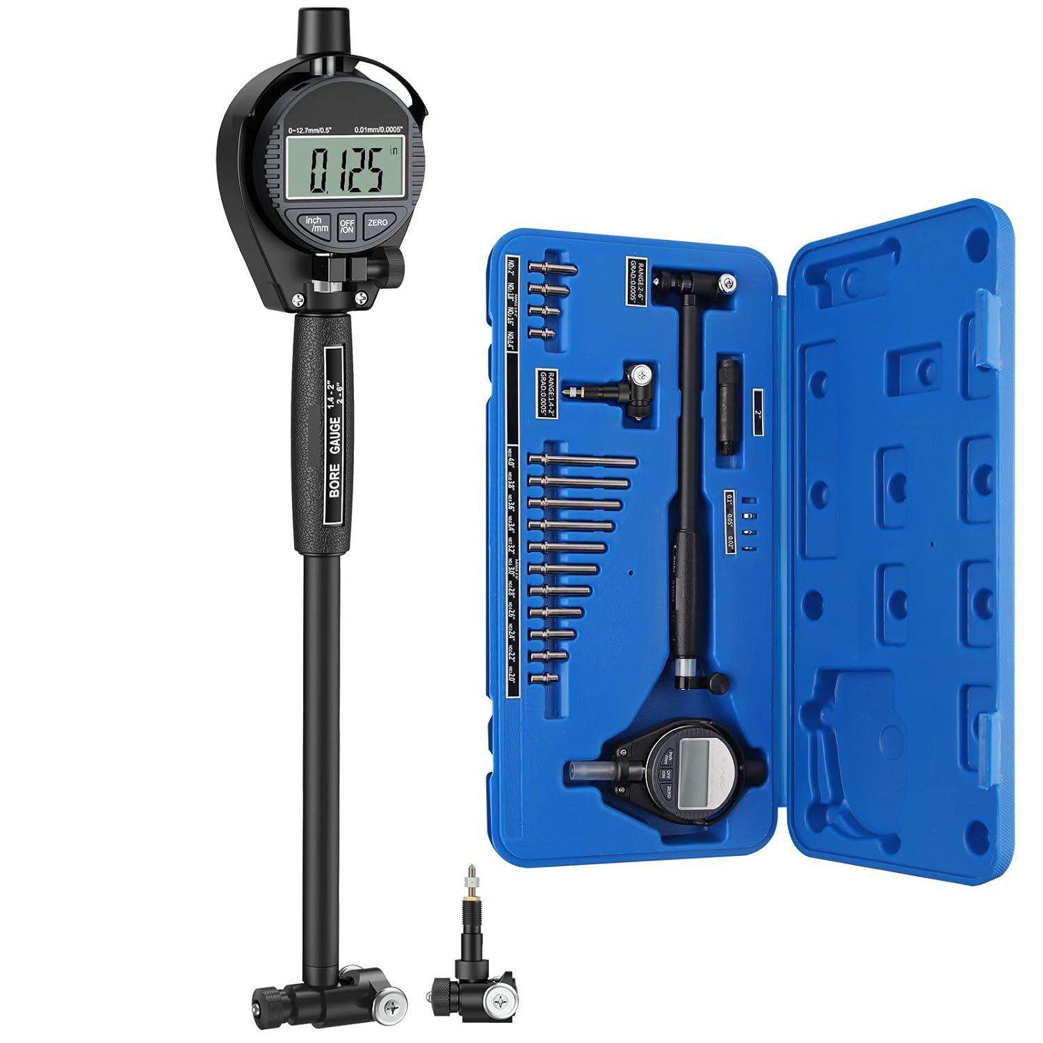 HUOTO 1.4-6数显内径量表 指针内径量表缸径表 内径规百分表