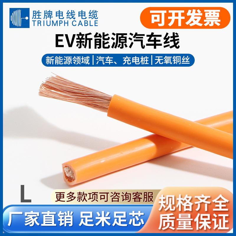 EV10.0mm 车内蓄电池汽车连接线 耐压1500V耐温125度