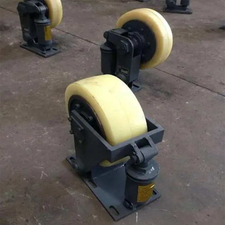 矿机L30抱轨缠绕式滚轮罐耳 副井防坠器碟簧平衡锤用 耐磨聚氨酯