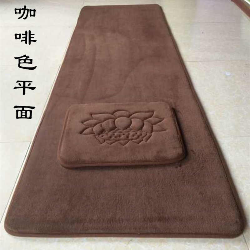 四季超顺滑拜垫家用磕大头长v头垫108大拜垫大礼拜专用垫大拜忏垫