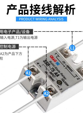 A流流400/1075A/ 直/40单相固态继电器V220D//1025控交60SSR