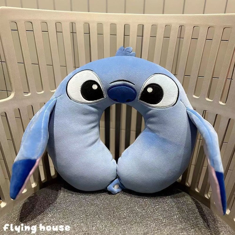 午休旅行型枕帽子卡通飞机t枕护史迪奇睡觉可爱午睡头连帽护颈群