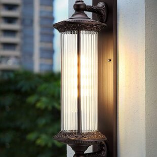 欧式别墅大门复古子柱子壁灯灯防水走廊阳台院口外墙户外庭院室外