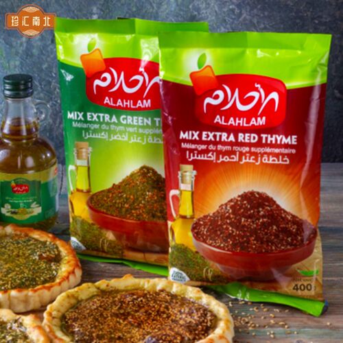 叙利亚进口红绿百里香粉DURRA GREEN THYME 400g料理用调味品