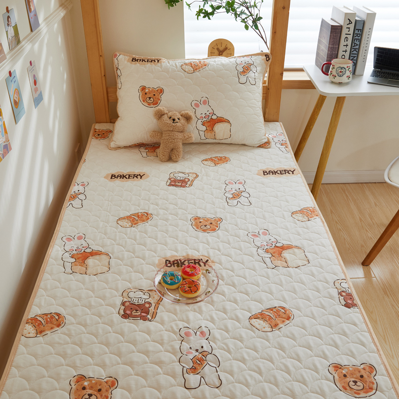 全棉学生宿舍单人床垫床褥垫子AC薄款保护垫被铺底防滑软垫家用