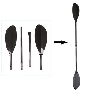 桨 碳船桨皮划艇4碳碳纤维节 划桨 全木桨舟桨 双头桨 独纤桨