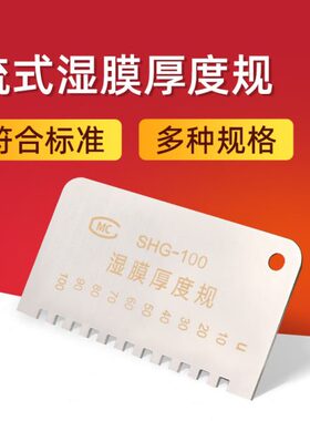 10S020湿式膜um测厚规HG 厚度规  梳0雷祈075双面HG梳测厚仪S规