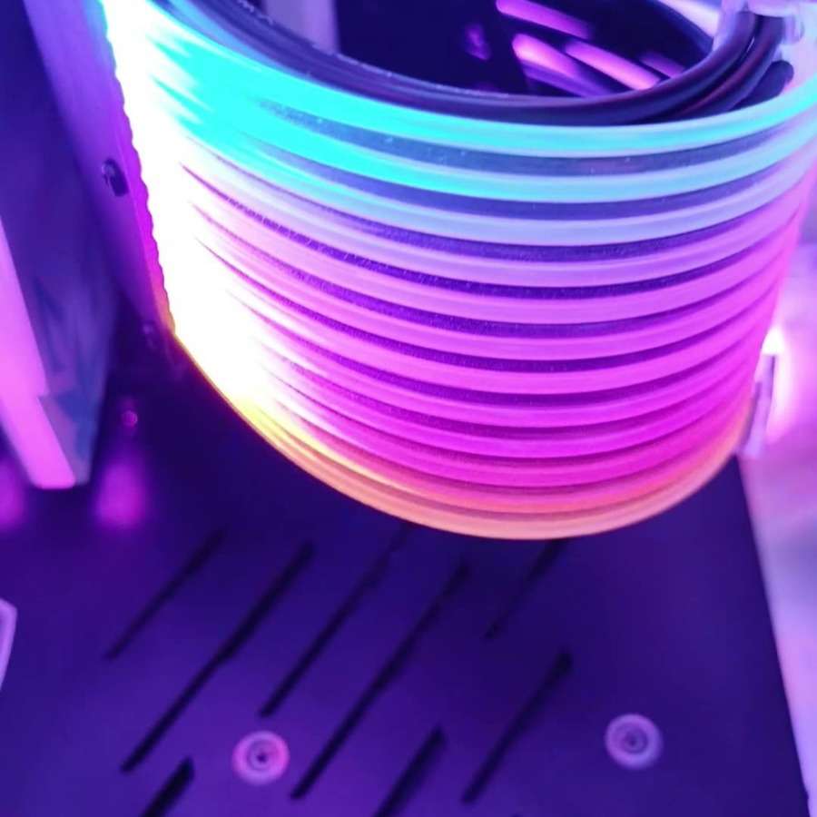 神光同步argb发光线霓彩线24P显卡延长线vga线供电脑主板线材