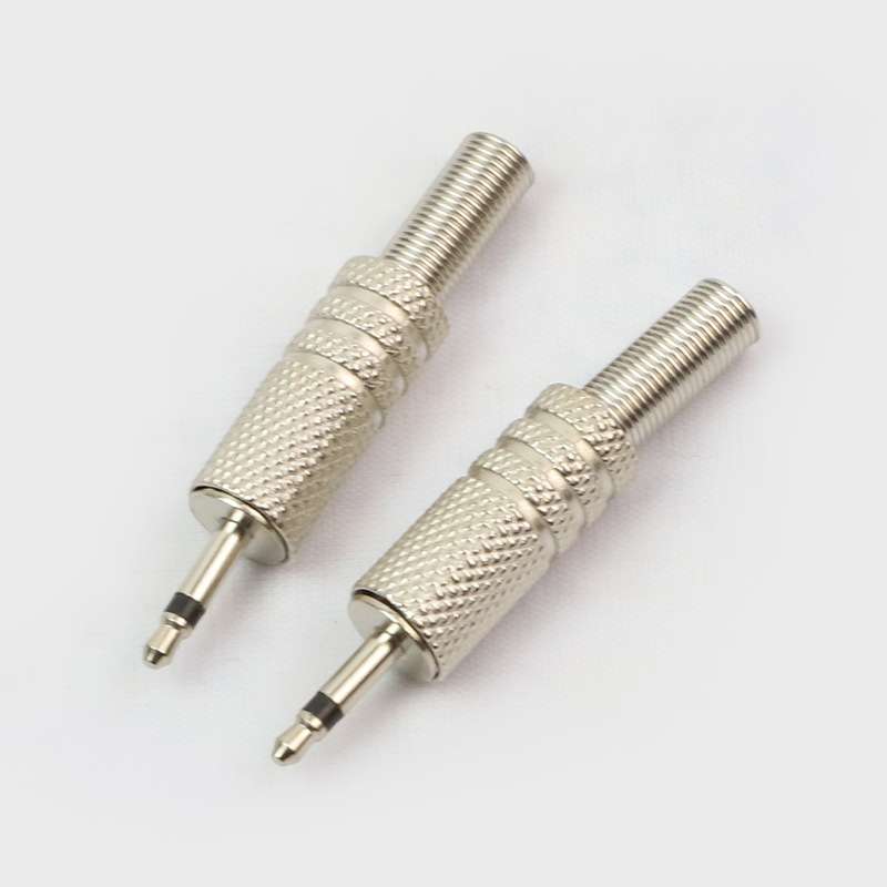 厂家直供2.5mm/3.5mm单声道立体声金属音频插头-10813款式多样