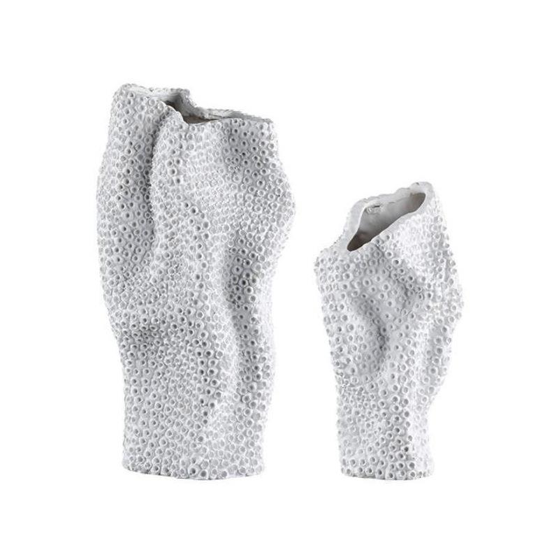 北欧现代树脂多孔花瓶样板房间售楼处样房软装摆件艺术抽象插花器