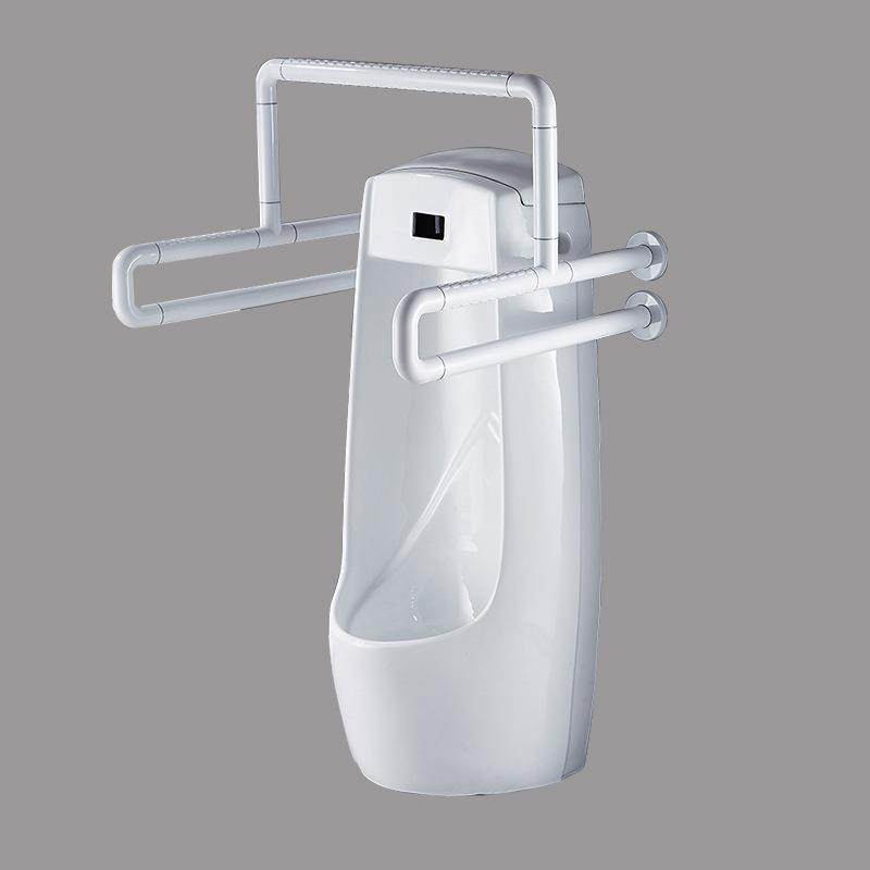 浴室小便池器扶手不锈钢安全残疾人公共卫生间厕所老人无障碍拉手