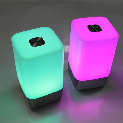 模拟日出日落唤醒灯七彩氛围灯触摸床头灯儿童闹钟台灯LED小夜灯